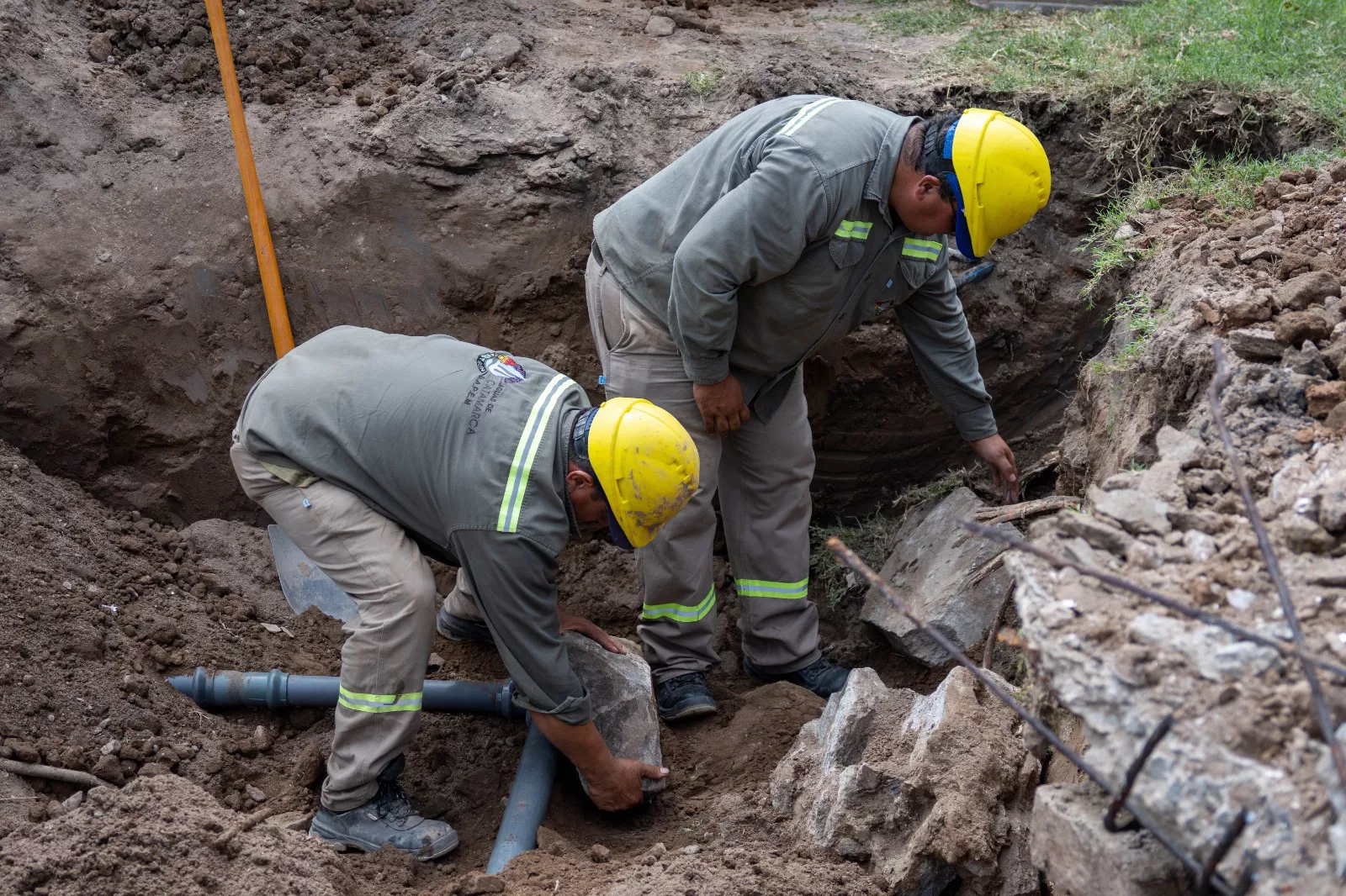 Renovación de la red de agua potable en Vista Larga