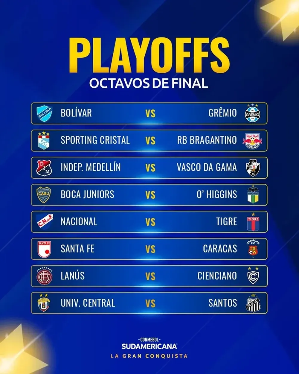 asi-se-jugaran-los-playoffs-los-segundos-la-sudamericana-y-los-terceros-la-libertadores