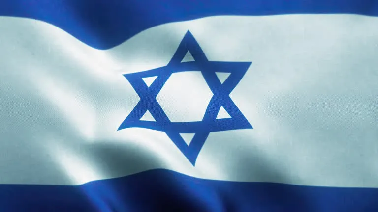 bandera-de-israel-ondeando-renderizado-3d-en-cámara-lenta