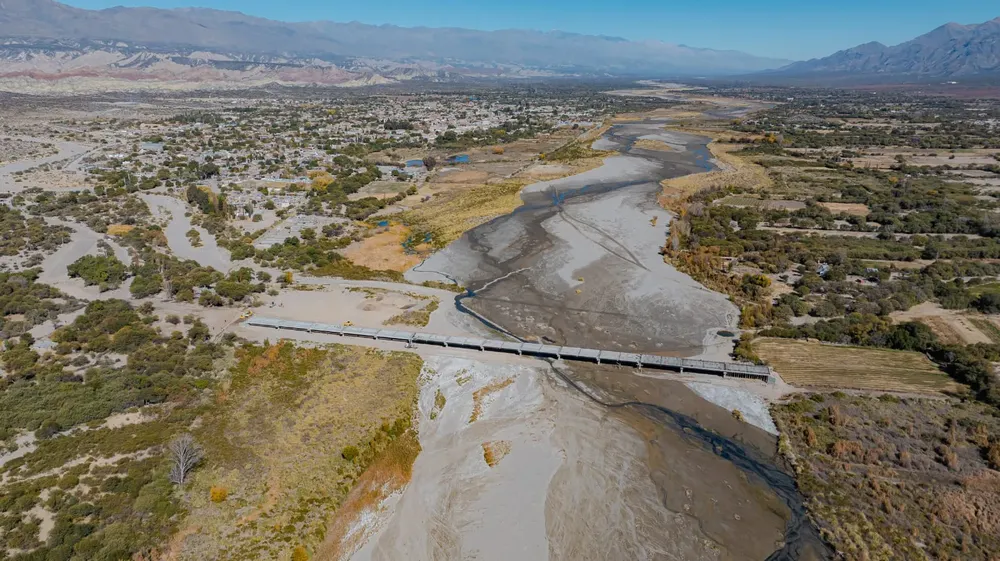 El puente de Santa María tiene un avance del 50%