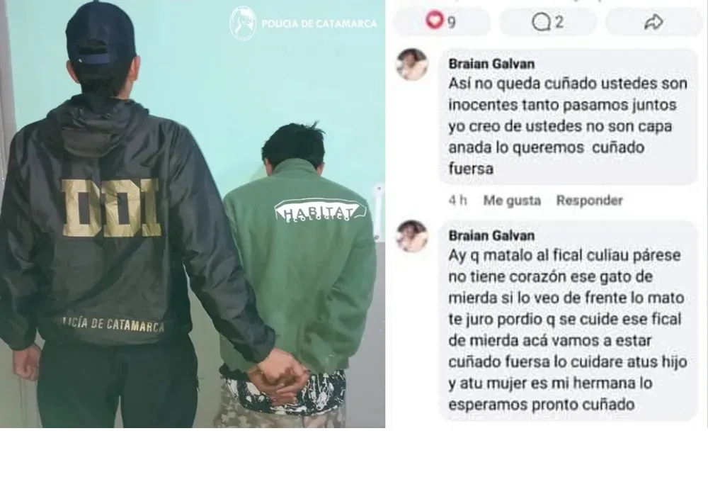 autor de amenaxas a fiscales