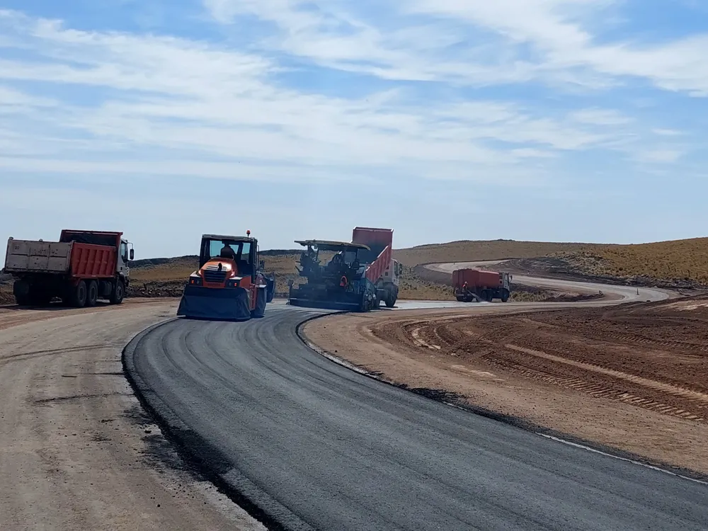 El asfaltado de la Ruta 42 estará concluido a fin de año
